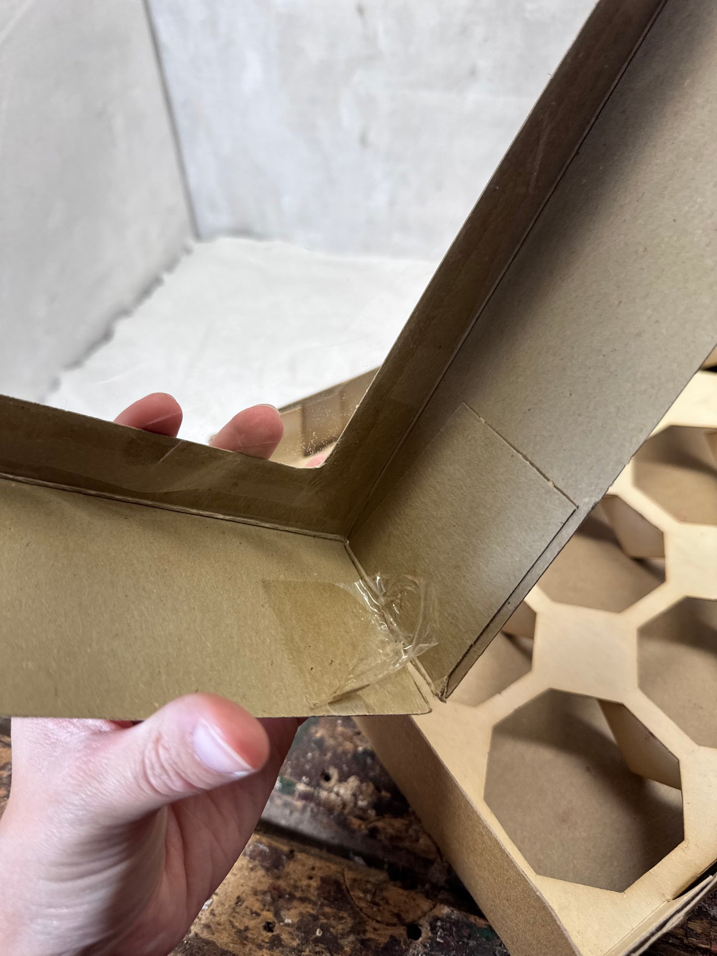 Coby Christmas Ornament Box Empty Vintage #1973