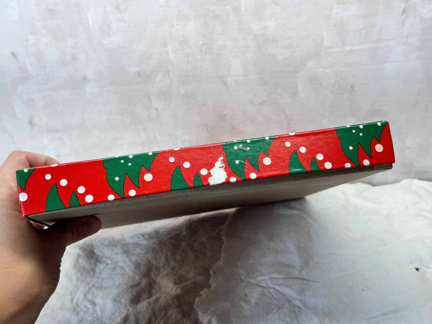 Vintage Christmas Gift Box NOS #1736