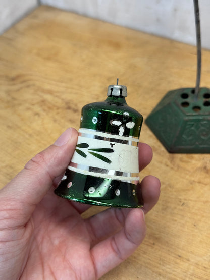 Vintage Christmas Bell Ornament #1622