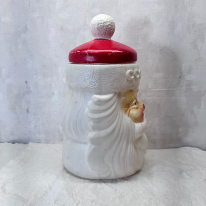 Empire Santa Cookie Jar Blow Mold Vintage #2057
