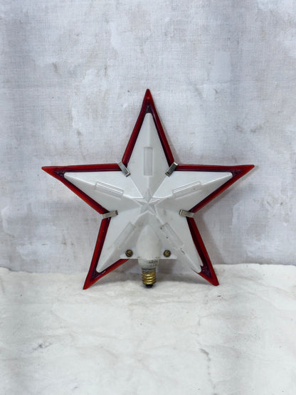 Vintage Light-Up Star Tree Topper #1738