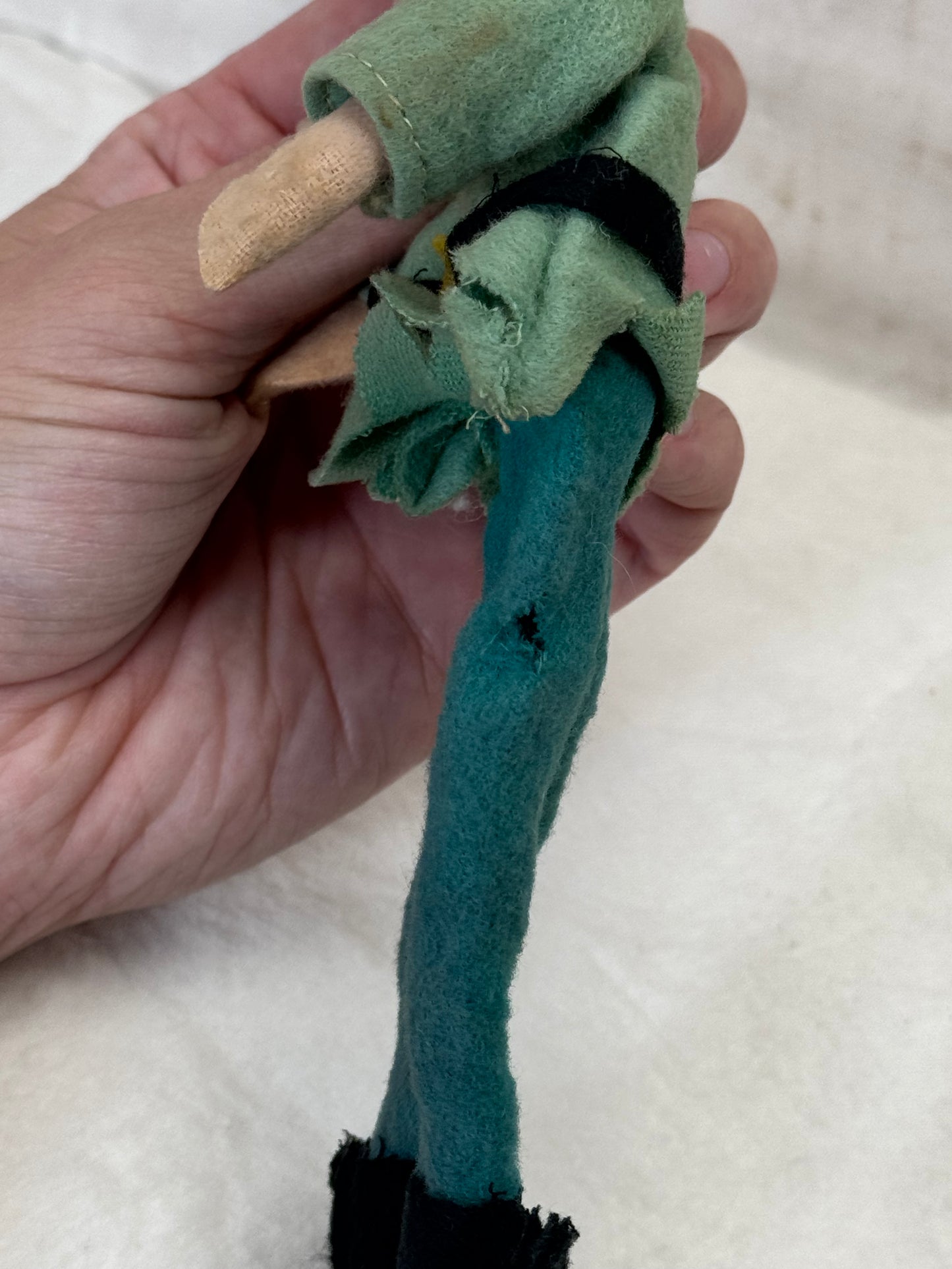 Green Japan Knee Hugger Elf Vintage #1868