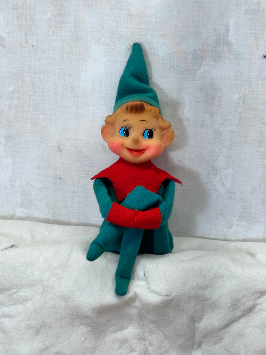 Japan Green Knee Hugger Elf Vintage #1709