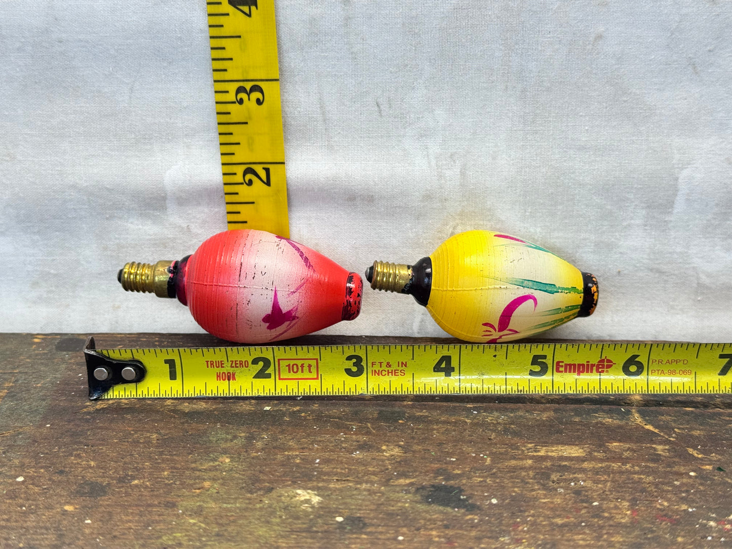 Vintage Japan Christmas Lantern Light Bulbs #1676