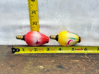 Vintage Japan Christmas Lantern Light Bulbs #1676