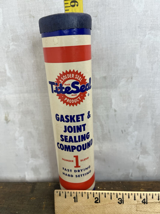 Vintage Mancave Collectible NOS Tite Seal Gasket & Joint Compound Composite