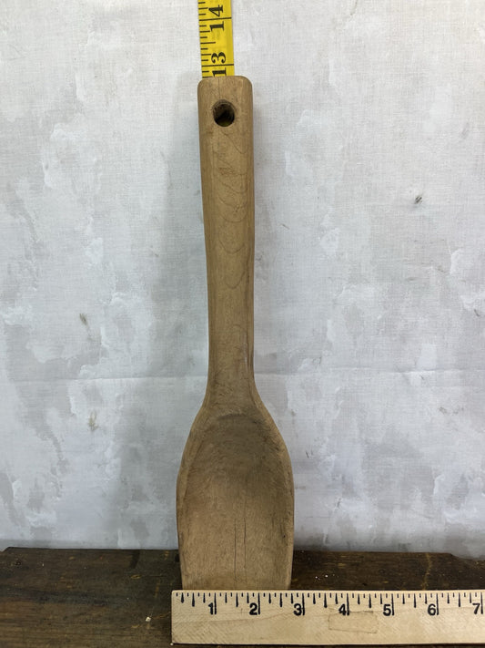 Antique Vintage Hand Carved Wood Spoon Farm Decor