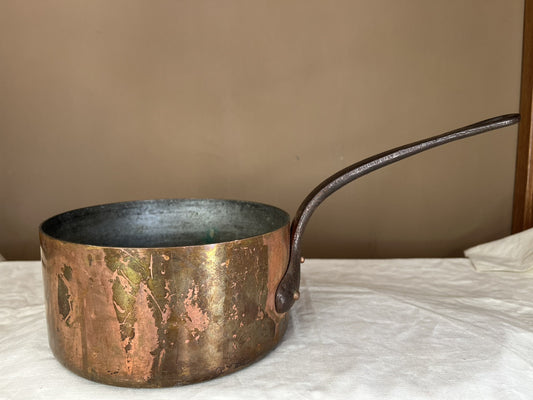 Antique Vintage Collectible Home Decor 1900s French Copper Pot