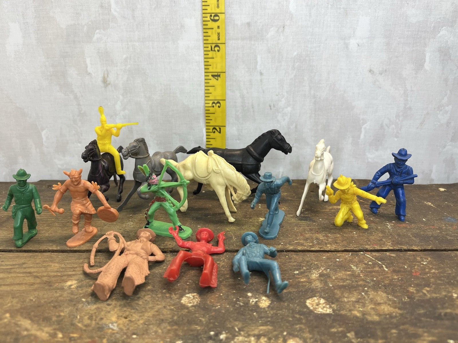 Vintage Collectible Mancave 15 Various Plastic Toys