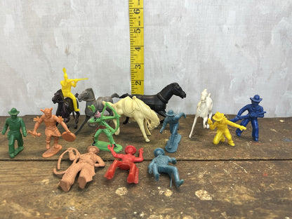 Vintage Collectible Mancave 15 Various Plastic Toys