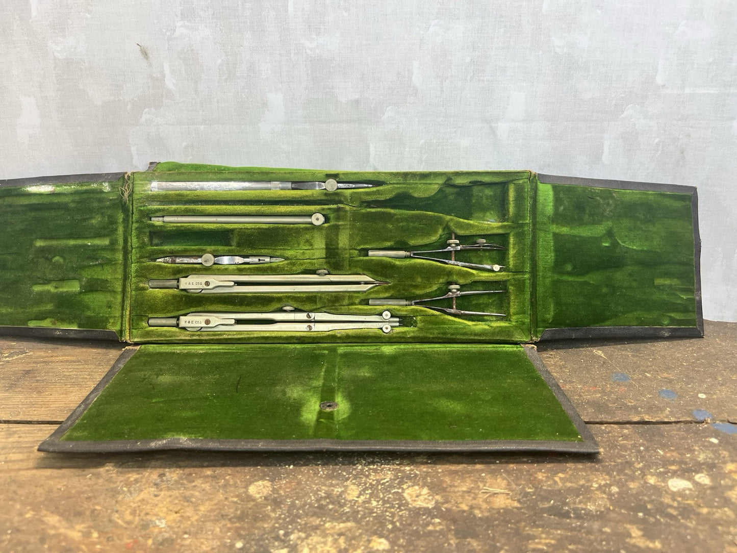 Vintage Keuffel & Esser Co. NY Drafting Tools Collectible 