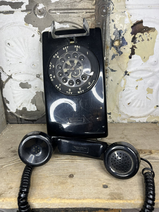Vintage Collectible Home Decor Black Phone