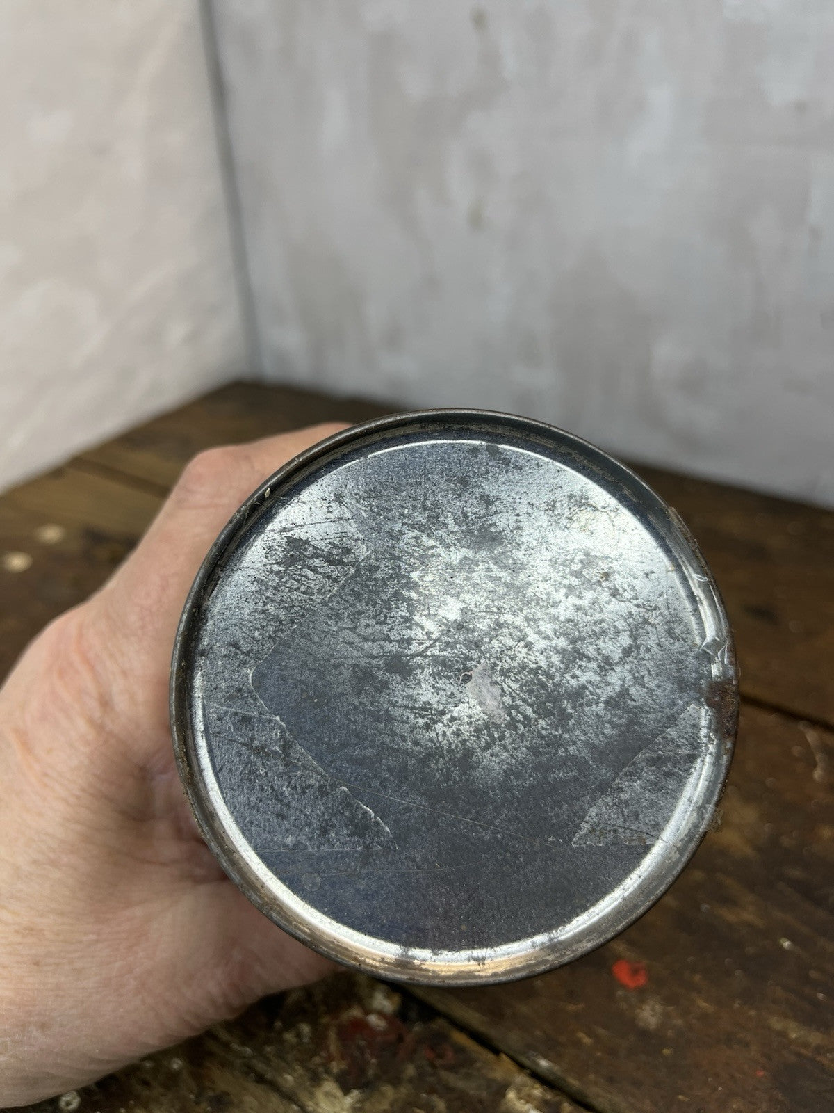 Vintage Hutchinsons Composite Wax Tin, Laundry Room