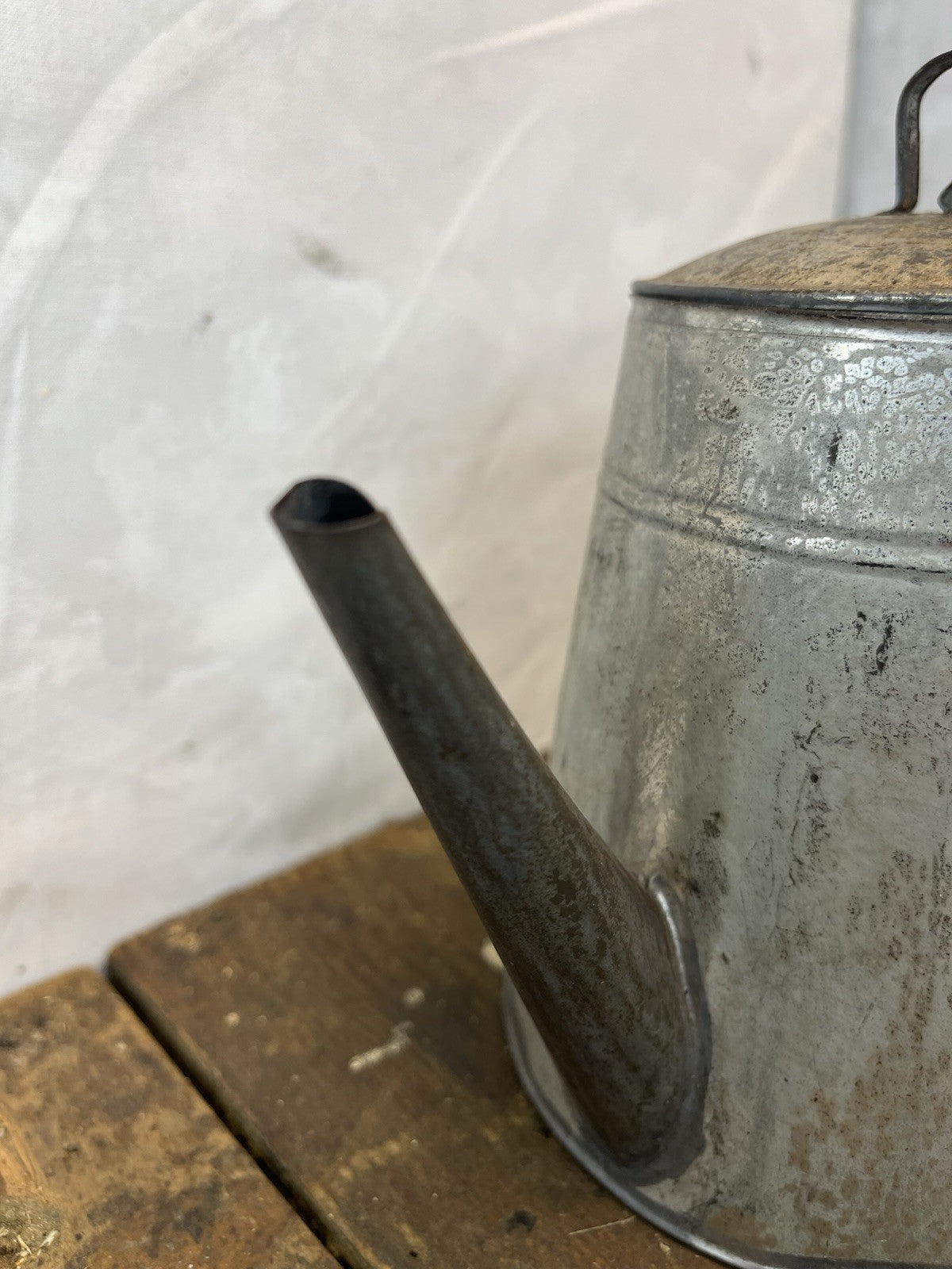 Tin Coffee Pot Not Antique