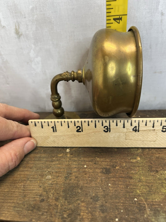 Antique Vintage Farm Decor Brass Cup Holder