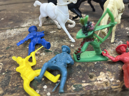 Vintage Collectible Mancave 15 Various Plastic Toys