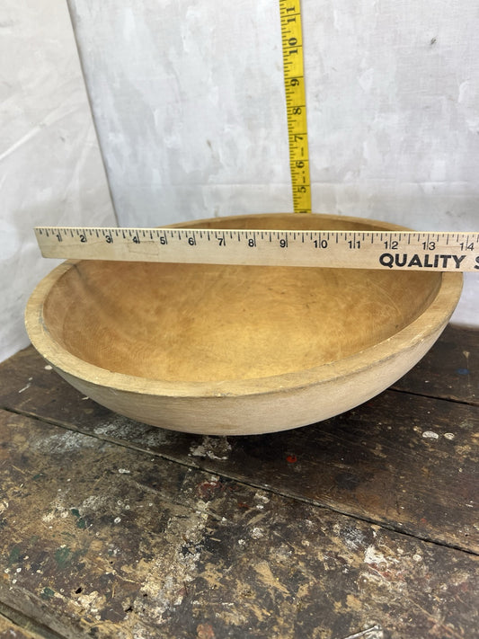 Vintage Farm Decor Collectible Munising Wood Bowl