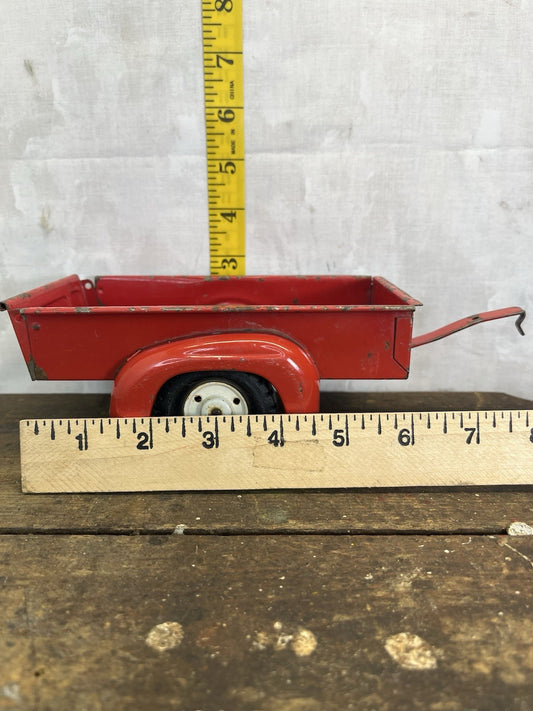 Vintage Collectible Mancave Red Tru Scale 1960s Pickup Box Toy