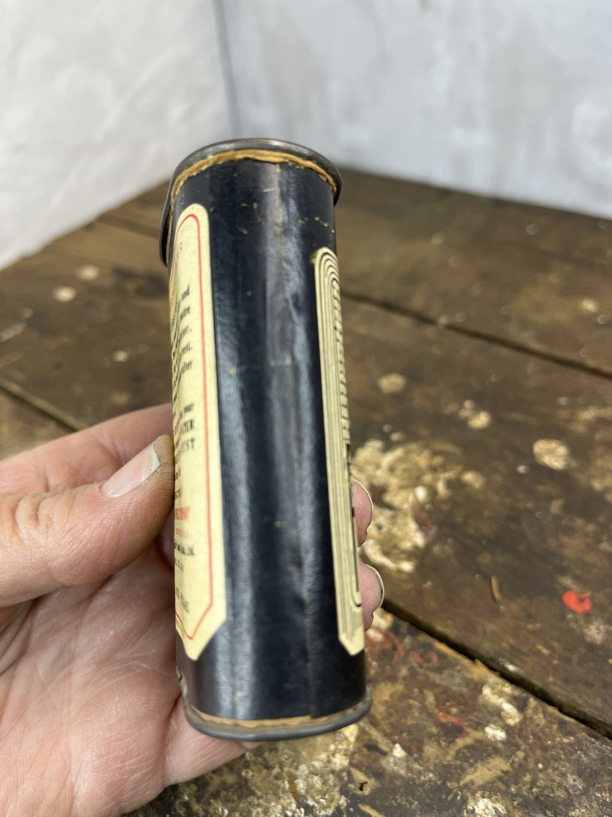 Vintage Collectible Mancave Solder Seal Radiator Repair Tin