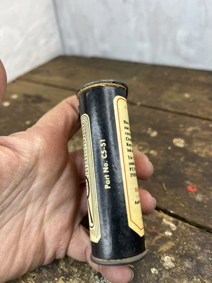 Vintage Collectible Mancave Solder Seal Radiator Repair Tin