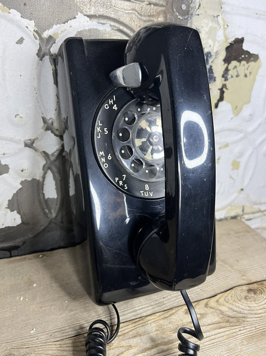 Vintage Collectible Home Decor Black Phone