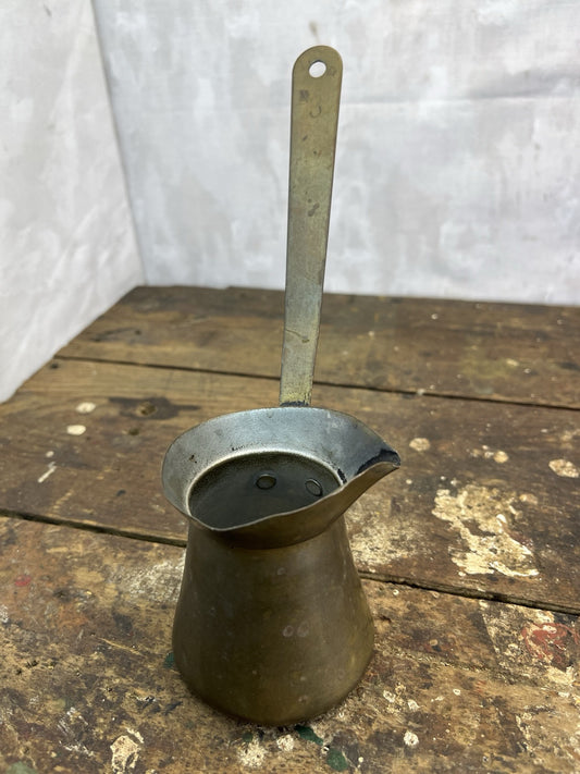 Antique Vintage Collectible Turkish Brass #3 Measure