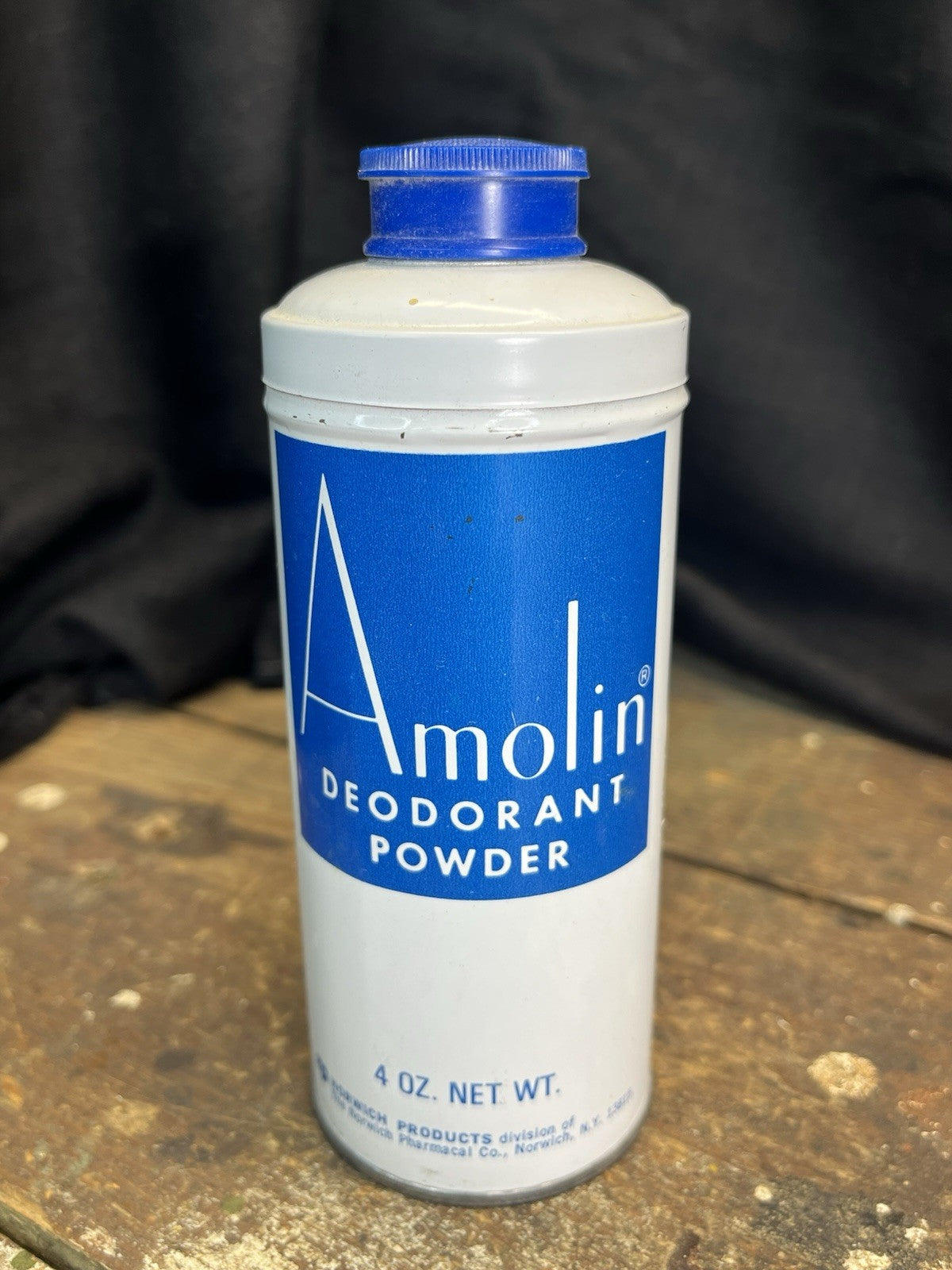 Vintage Collectible NOS Amolin Deodorant Tin #1226