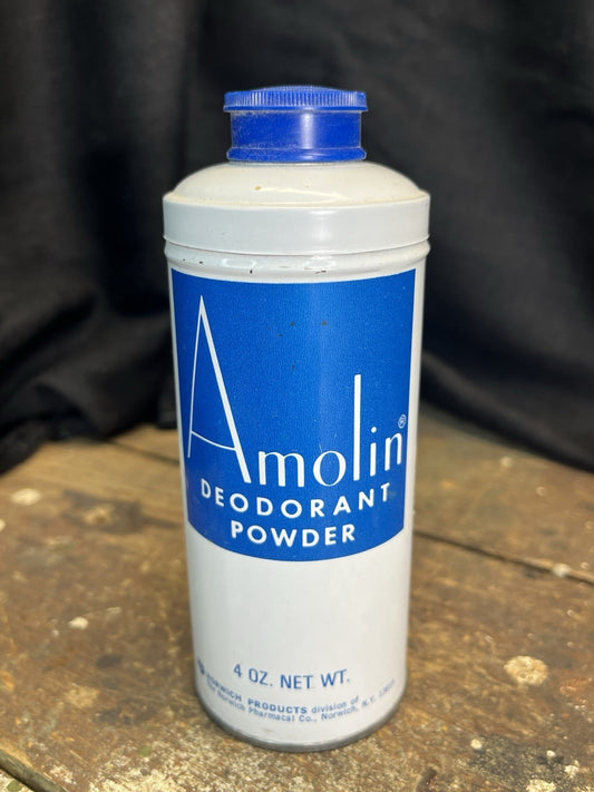 Vintage Collectible NOS Amolin Deodorant Tin #1226