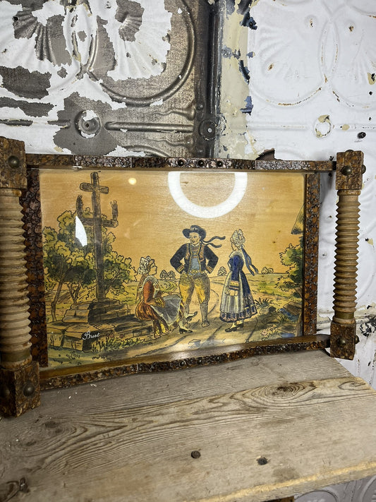 Vintage Collectible Brest Tray Home Decor Collectible 