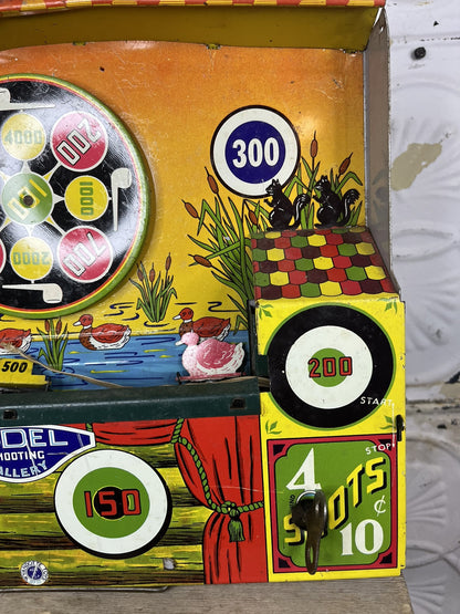 1930s Wyandotte Model Toy Shooting Gallery Collectible Tin Litho