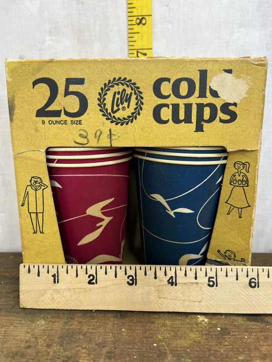 Vintage NOS 25 Lily Cold Cups In Original Box Collectible 