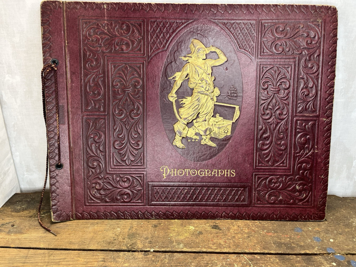 Vintage Home Decor Empty Photo Book