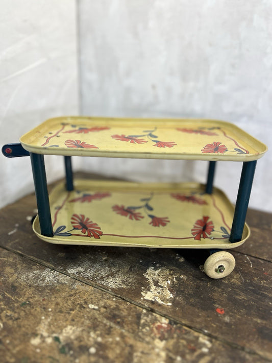 Vintage Collectible Ohio Art Toy Doll Tea Cart
