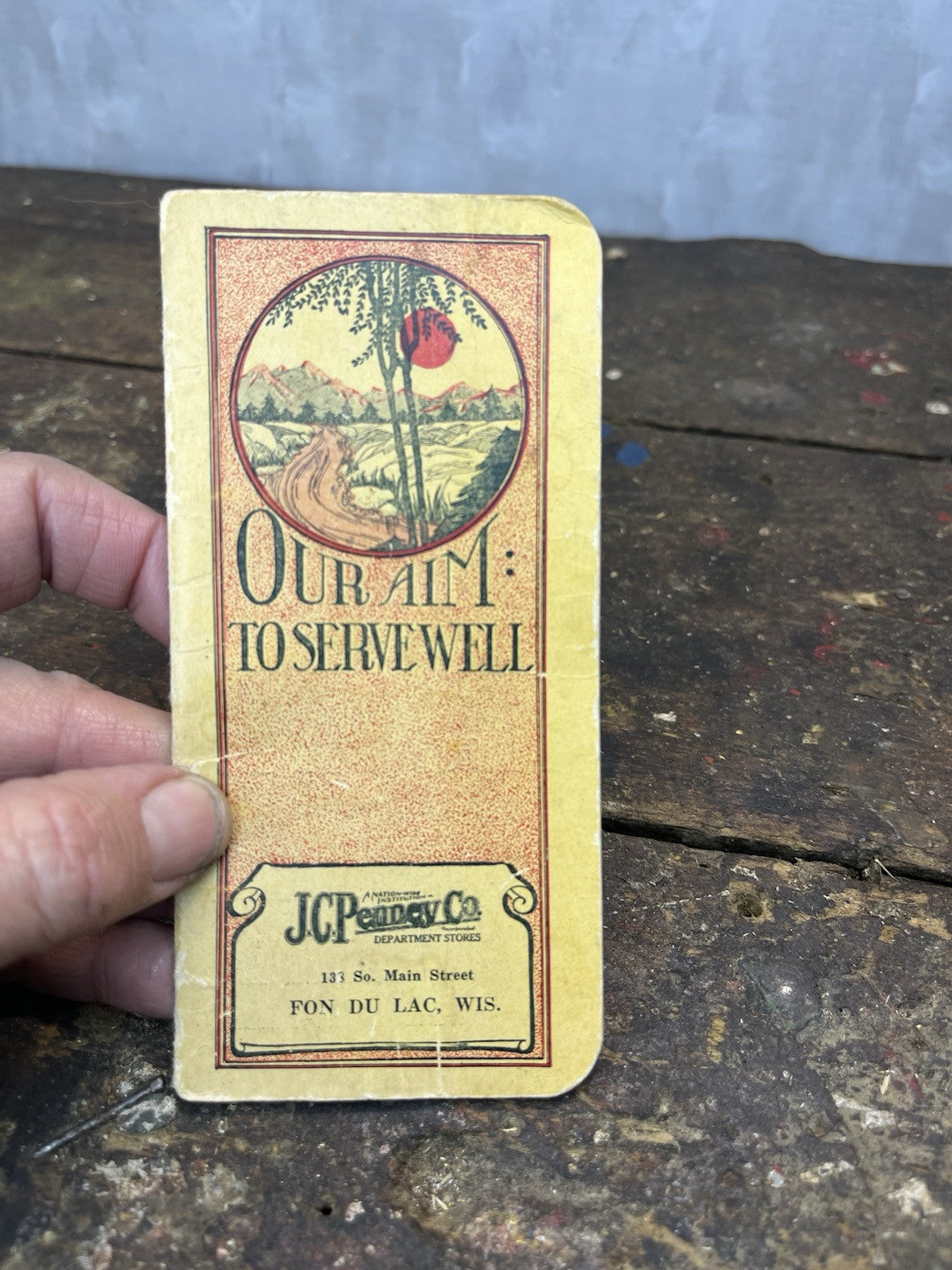Antique Vintage Collectible Fon Du Lac Advertisement JC Penny Booklet 1924