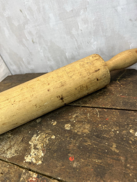 Antique Vintage Collectible Farm Decor Wood Rolling Pin 