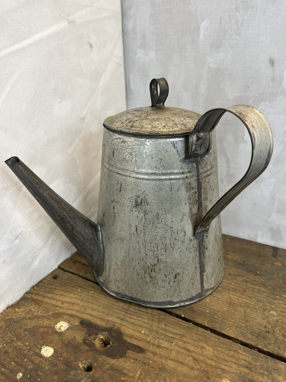 Tin Coffee Pot Not Antique