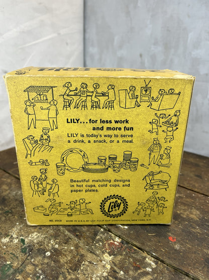 Vintage NOS 25 Lily Cold Cups In Original Box Collectible 