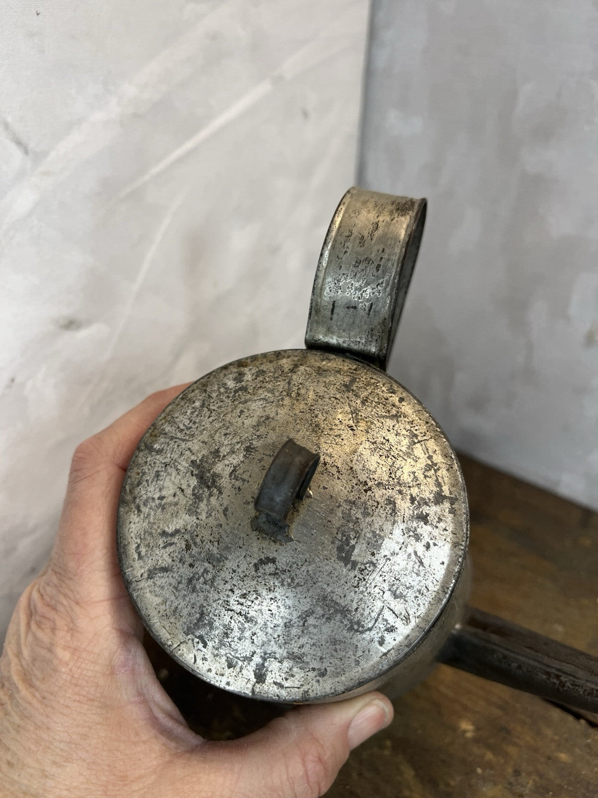 Tin Coffee Pot Not Antique