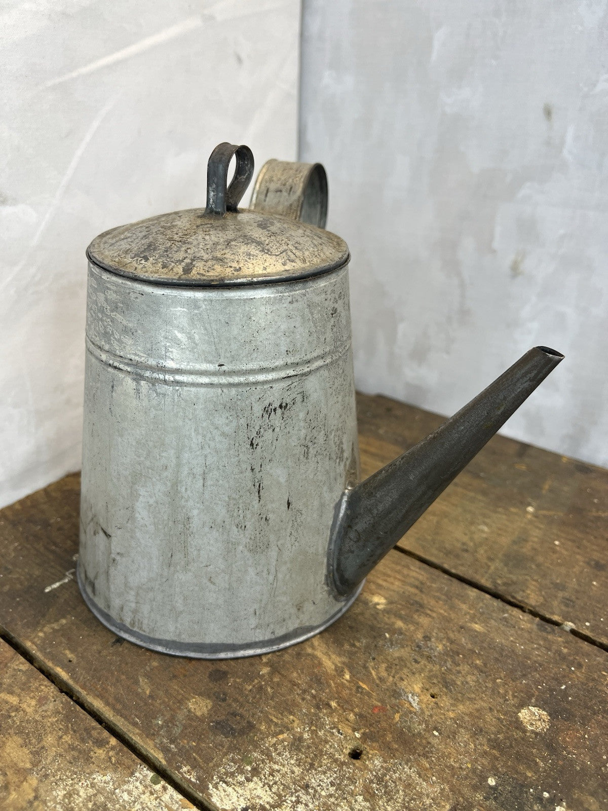 Tin Coffee Pot Not Antique