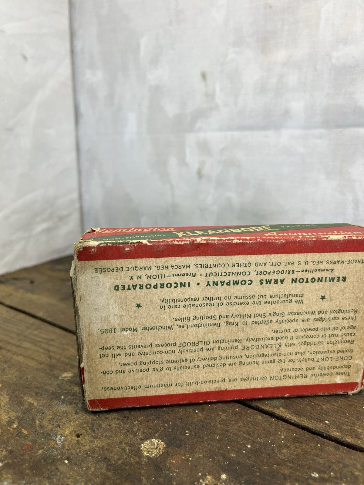 Vintage Empty Remington Klean Bore 30-40 Hi speed Box Missing Flap #1229