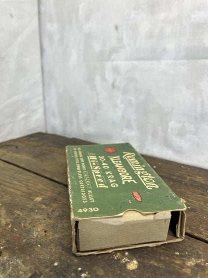 Vintage Empty Remington Klean Bore 30-40 Hi speed Box Missing Flap #1229