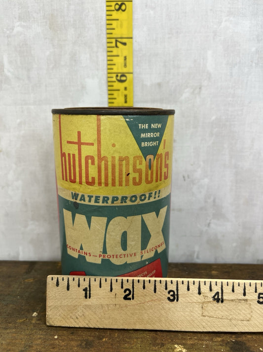 Vintage Hutchinsons Composite Wax Tin, Laundry Room