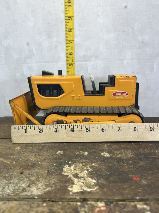 Vintage Collectible Mancave Tonka T-6 1970s Bulldozer