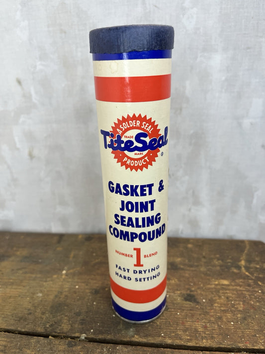 Vintage Mancave Collectible NOS Tite Seal Gasket & Joint Compound Composite