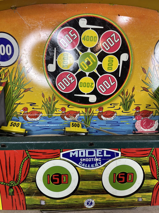 1930s Wyandotte Model Toy Shooting Gallery Collectible Tin Litho