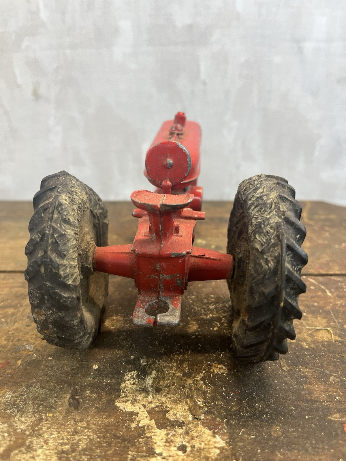 Vintage Collectible Child’s Toy Tractor W/Rubber Tires