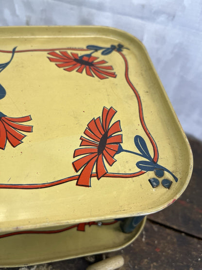 Vintage Collectible Ohio Art Toy Doll Tea Cart