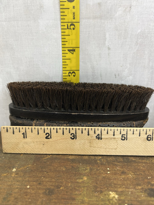 Vintage Leather Sewing Travel Kit W/Brush