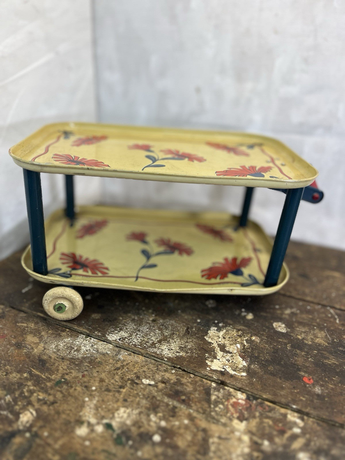 Vintage Collectible Ohio Art Toy Doll Tea Cart