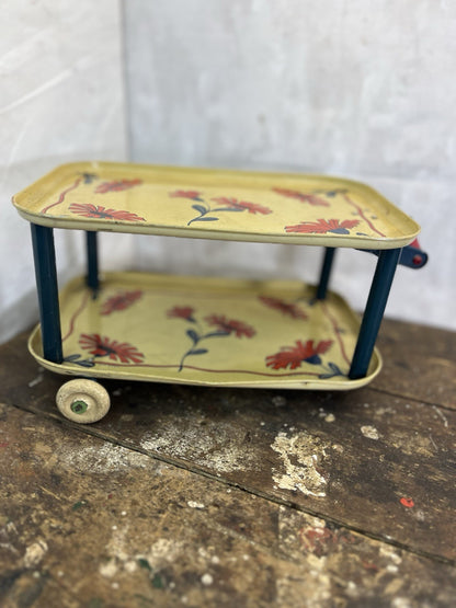 Vintage Collectible Ohio Art Toy Doll Tea Cart